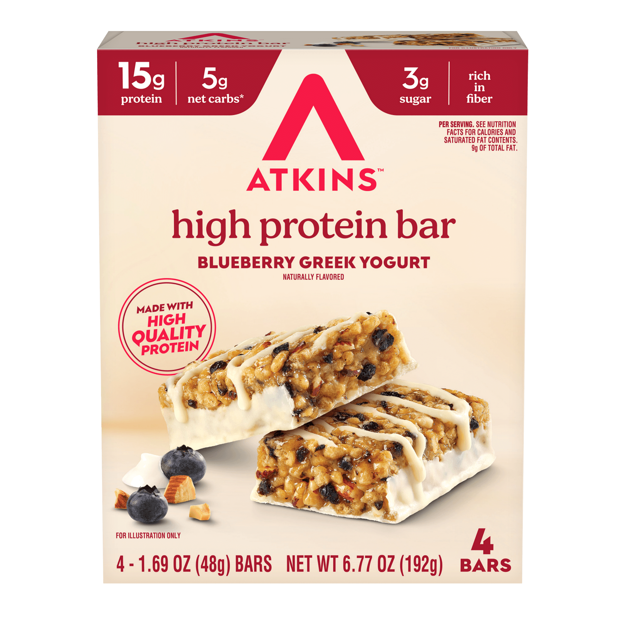 Blueberry Greek Yogurt High Protein Bars